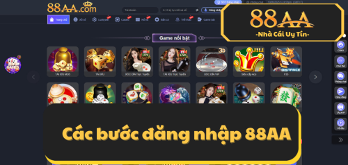 Các Bước Để Đăng Nhập 88AA Vào Nhà Cái 88AA
